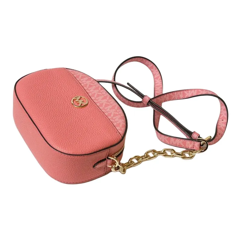 MICHAEL KORS PVC With Cow Leather Crossbody Bag, Shoulder Bag Women's Rose Pink-5