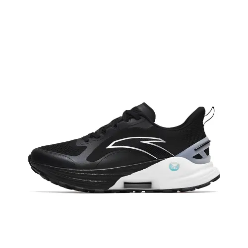 ANTA Gen 3.0 Running Shoes Women's Low Top Black White Silver