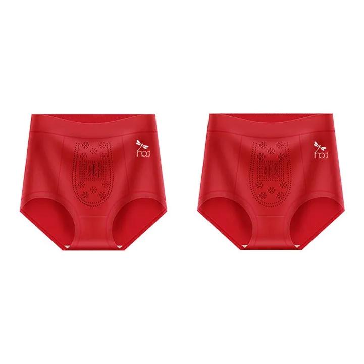 RED DRAGONFLY Cotton Panties Women's 2 Pack Gift Box Set-9