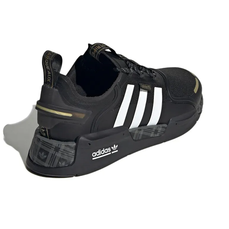 Adidas Originals NMD_R1 V3 'Black Gold Metallic'-3