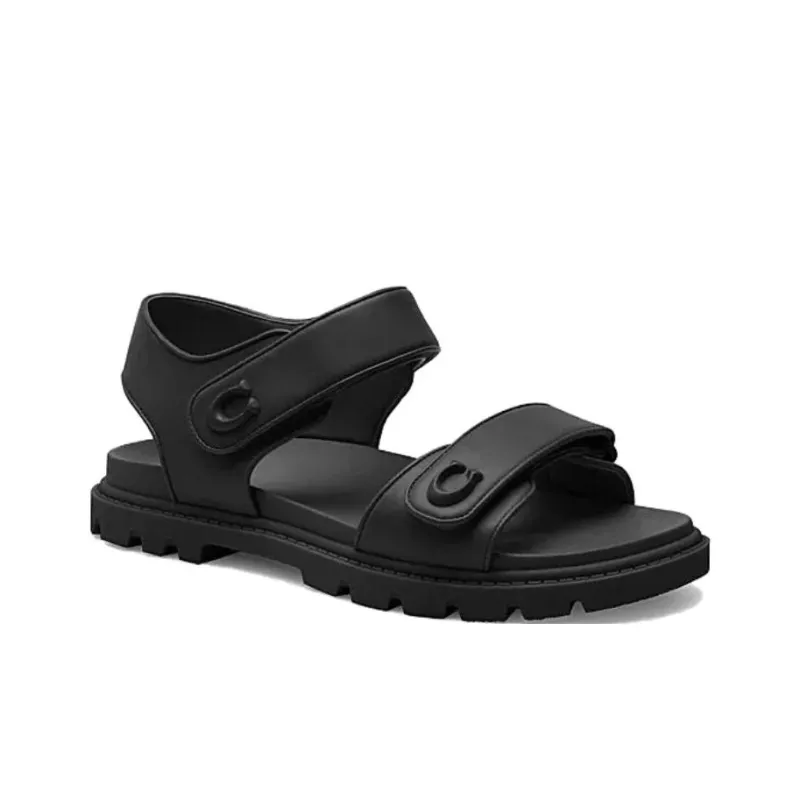 COACH Brynn Leather Sandals-2