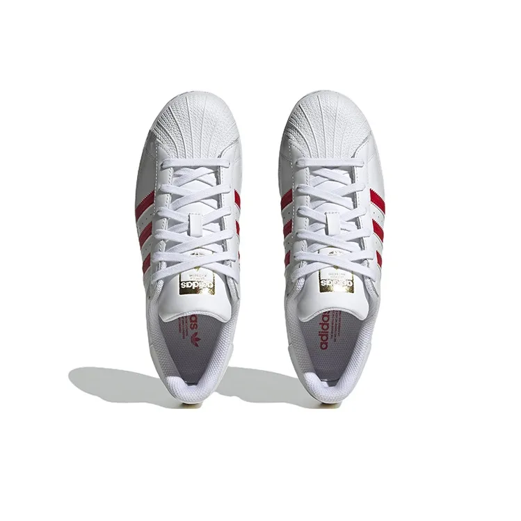 Adidas Superstar White Better Scarlet Gold Women's-4
