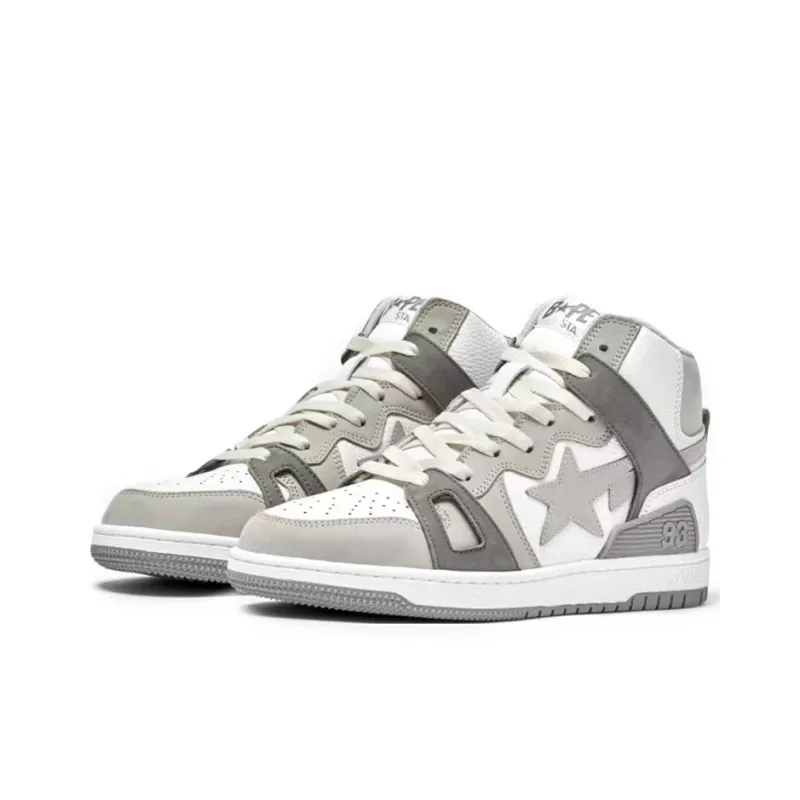 BAPE A BATHING APE Bape Sta 93 Hi Grey-1