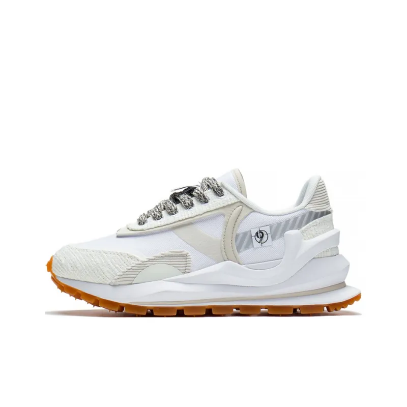 LiNing Fangyuan Eternal Casual Shoes Women's Low Top Standard White/Moonlight Gray-0