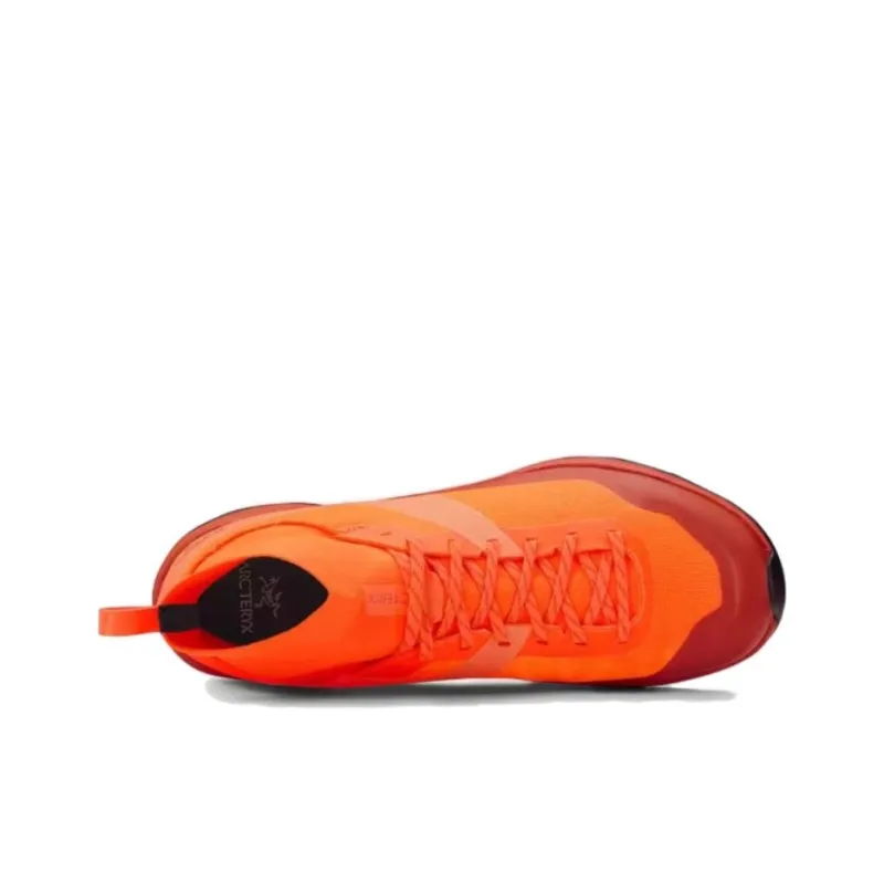 Arcteryx Verte Anti-Slip Wear-Resistant Breathable Lightweight High-Top Running Shoes Unisex Orange-2