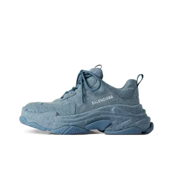 Balenciaga Triple S Denim Low top Sneakers
