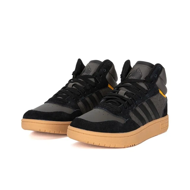 Adidas Hoops 3.0 Mid 'Yellow Grey Black'-2