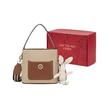 CORALDAISY Synthetic Leather Shoulder Bag Handbag Crossbody Bag Cell Phone Pouch Women's Milk Tea Apricot