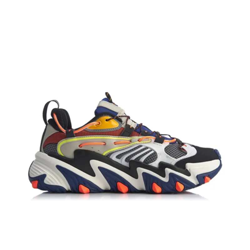 LiNing X-Claw Cat Paw Cushioning Anti-Slip And Wear-Resistant Low-Top Sports Casual Shoes Men's Iron Asphalt Gray-1