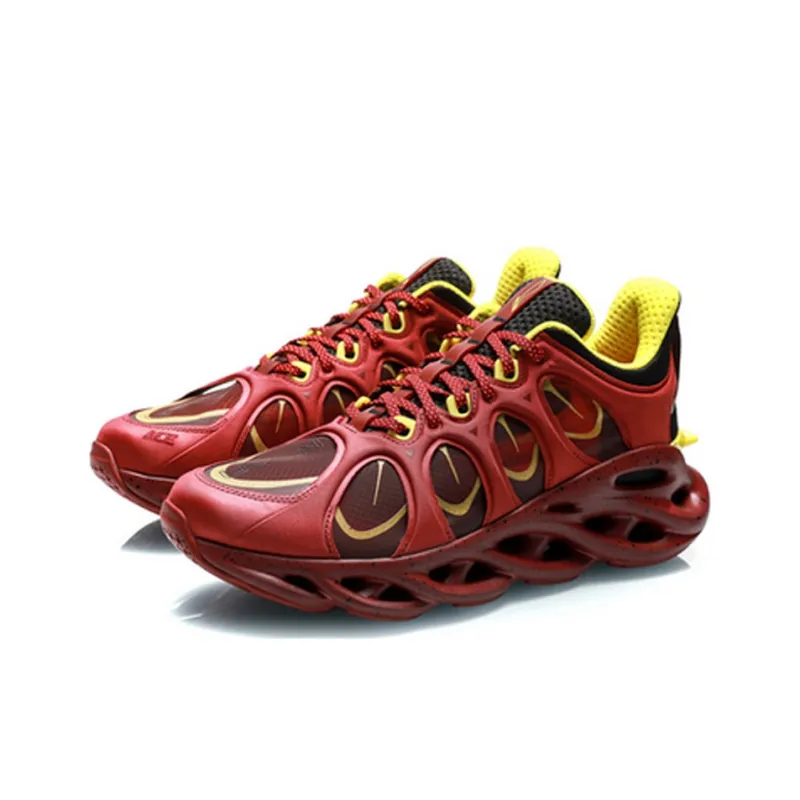 LiNing Arc ACE Men's NYFW Cushion Running Shoes - Red/Yellow/Black-2