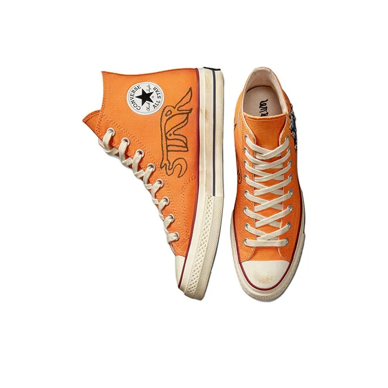 Converse Chuck Taylor All Star 70 Hi Come Tees Orange-3