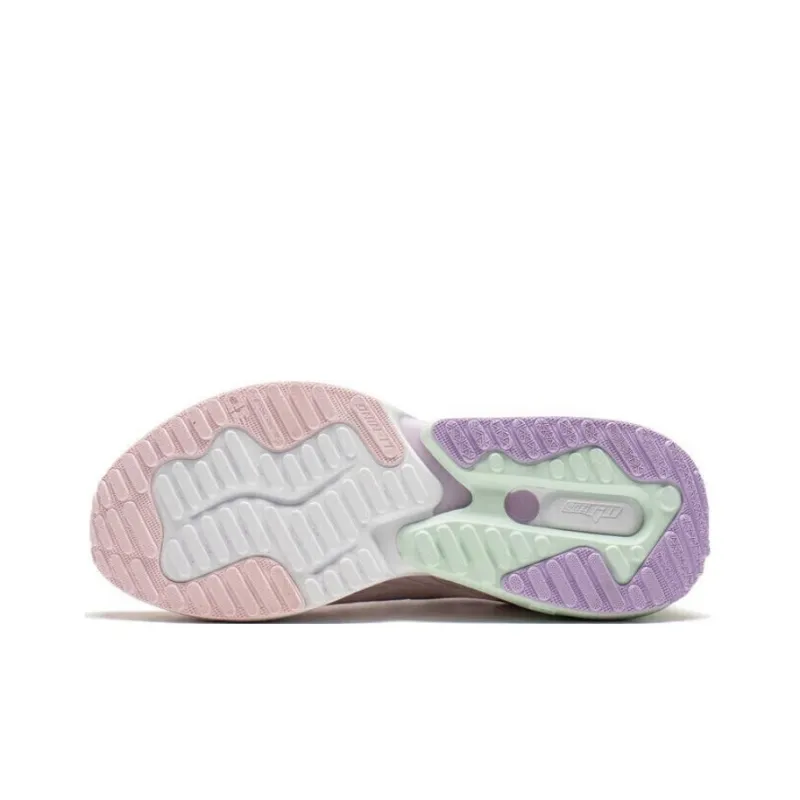 LiNing EazGo Shock Absorbers Rebound Low Top Running Shoes Women's Primrose Pink-3