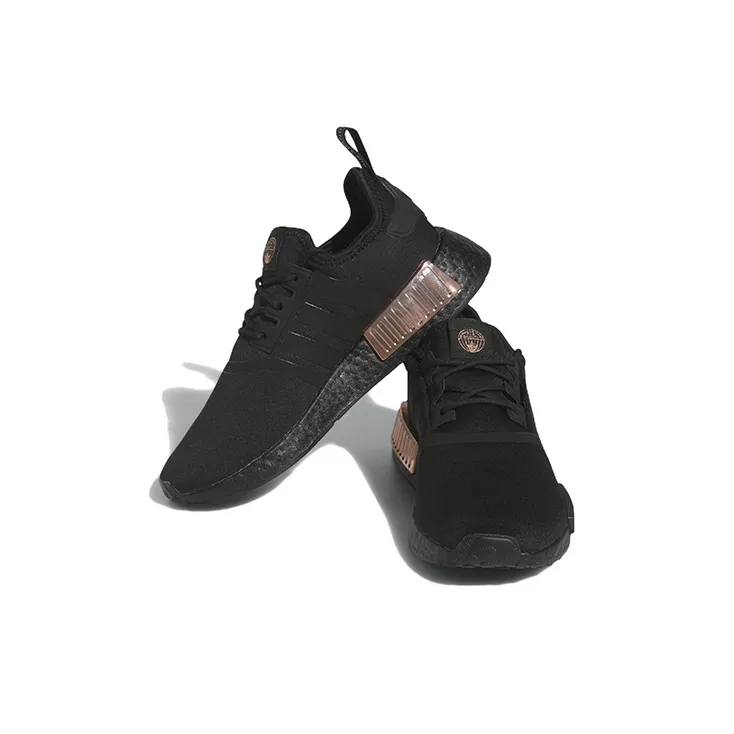 Adidas Nmd R1 Core Black Rose Gold Metallic Women's-2