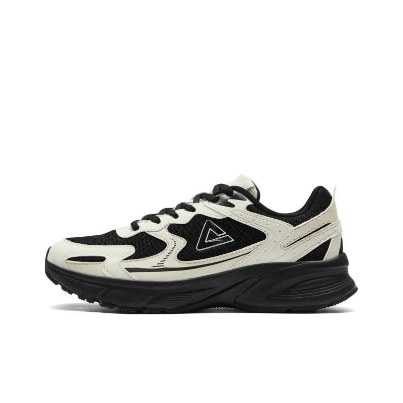 PEAK OG 7000 Anti Slip And Wear Resistant Breathable Low Top Running Shoes Women's Beige Black-0