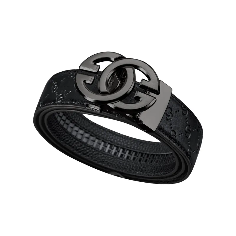 WilliamPOLO Cow Leather Belts Men's Multiple Colors 3.5cm Width-2