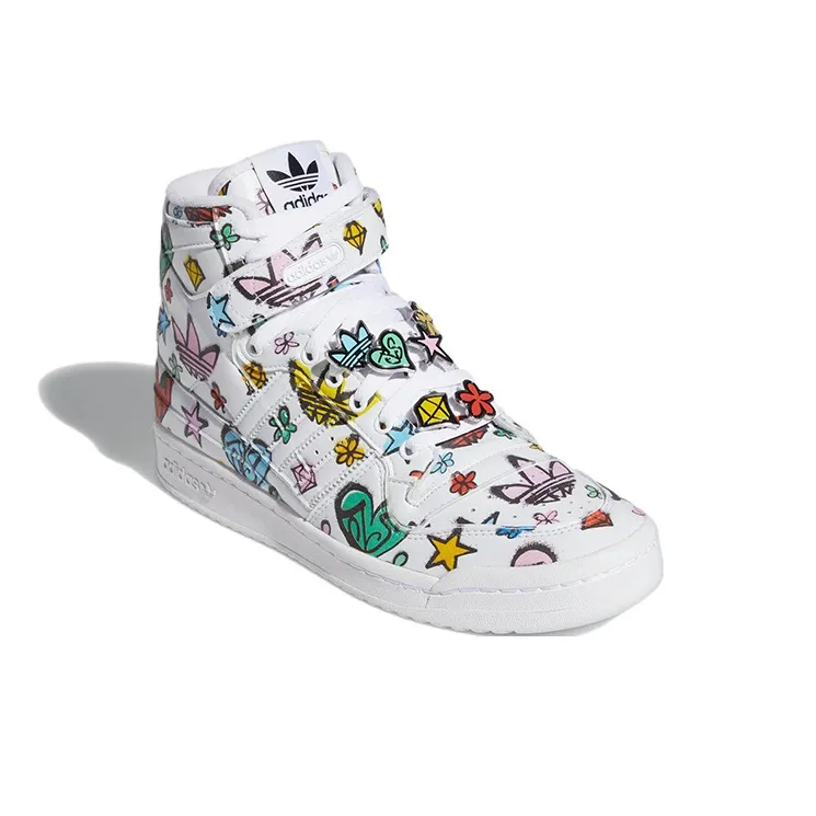 Adidas Forum 84 Hi Jeremy Scott Monogram Graffiti-2