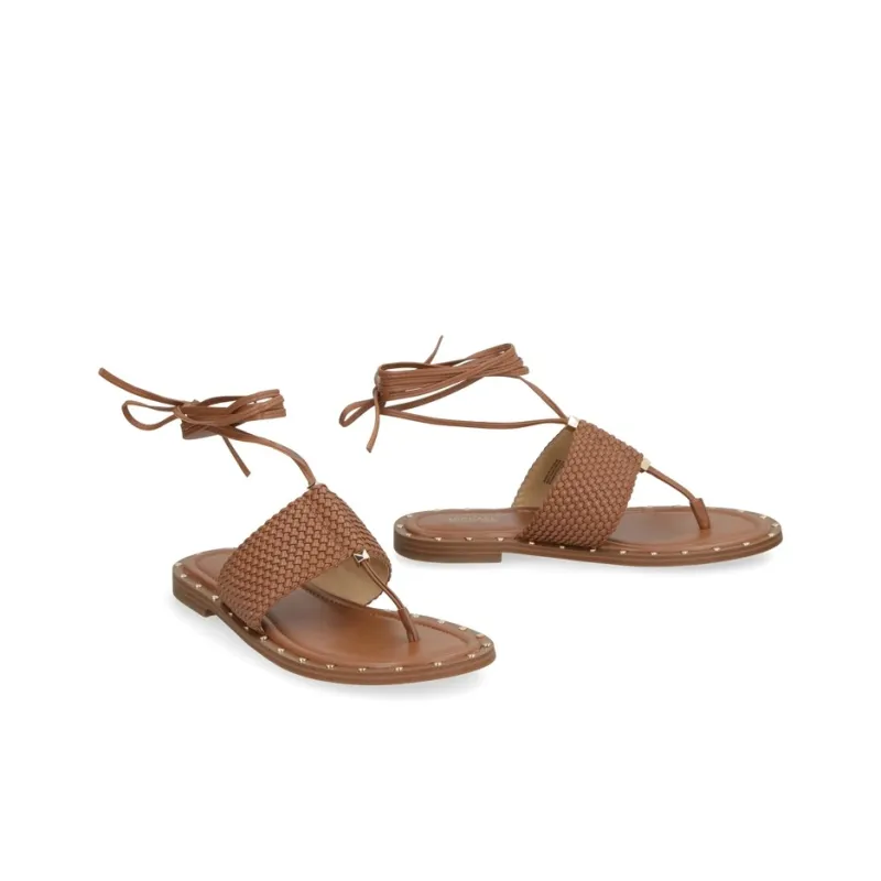 MICHAEL KORS Jagger Strap Sandals Women's Brown-2