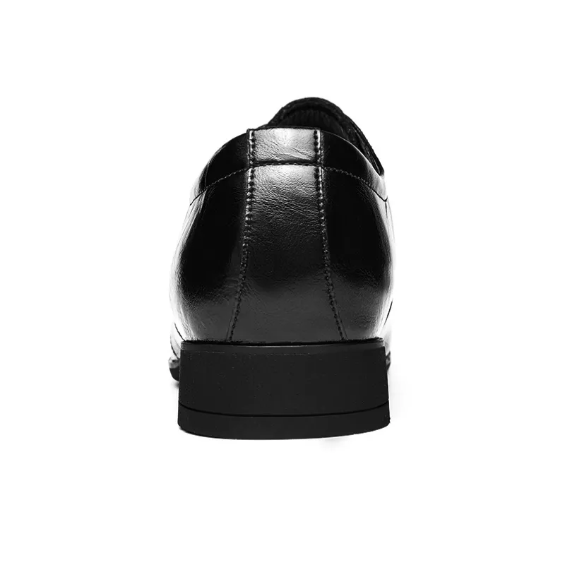CHINT Dress Shoes Men Low Top Black-2