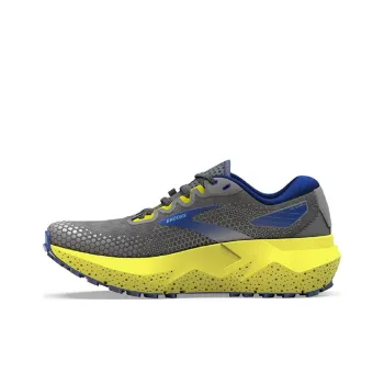 Brooks Caldera 6 Anti-Slip Wear-Resistant Low-Top Outdoor Shoes Men's Gray Yellow