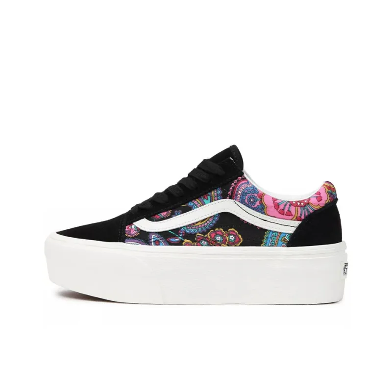 Vans Old Skool Stackform 'Black Pink Blue'-0