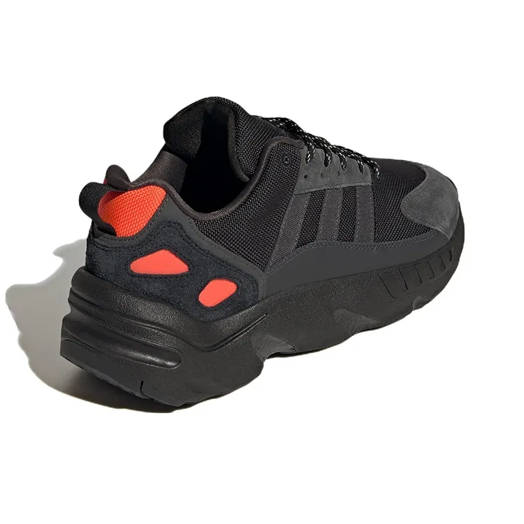 Zx 22 Adidas Originals Boost 'Black Solar Red'-3