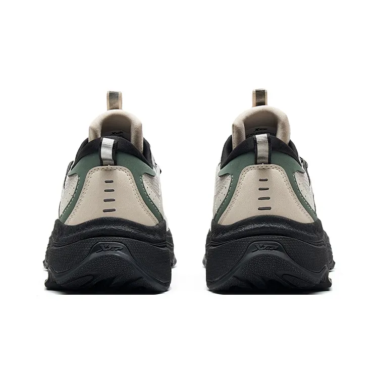 XTEP Junling 2.0 Cushioning Anti Slip Wear Resistant Breathability Low Top Running Shoes Men's Gray Black-2