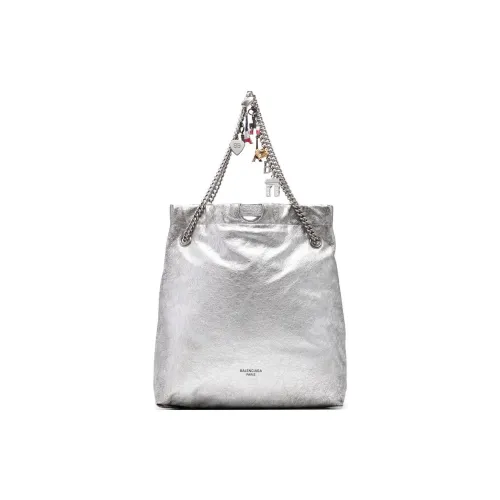 Balenciaga Crush Charm Detailed Medium Tote Bag