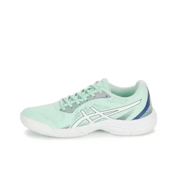 Asics Court Slide 3 Cushioning Wear-Resistant Low-Top Tennis Shoes Women's Green White Blue