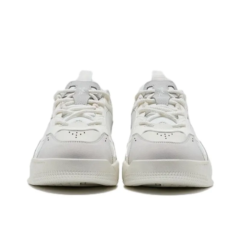 XTEP Liekong 2.0 Anti Slip Wear Resistant Low Top Casual Shoes Men's Gray White-2