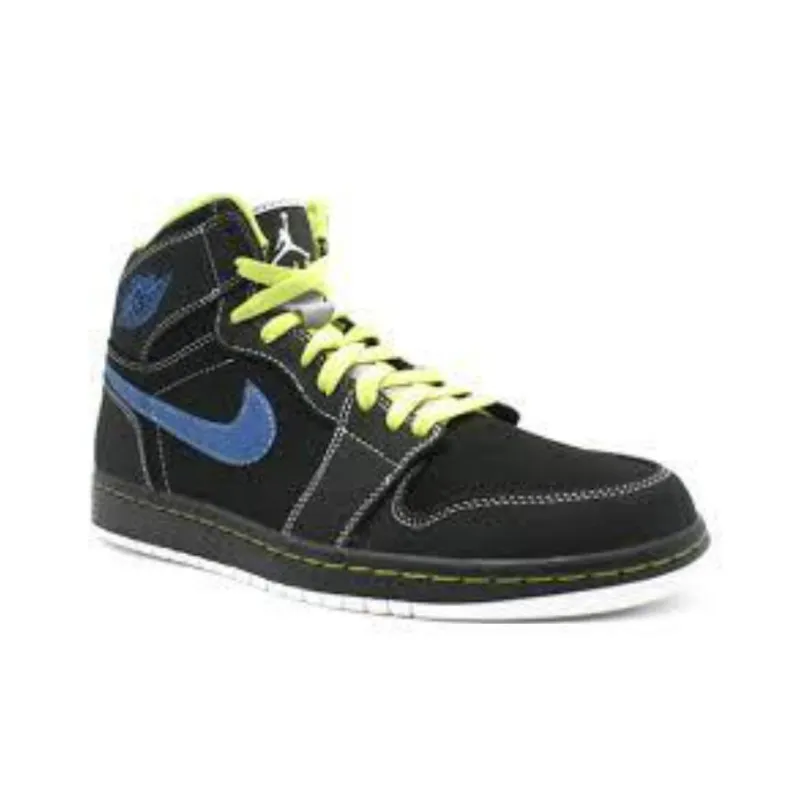 Jordan 1 Retro High Black Cyber Blue Sapphire-2