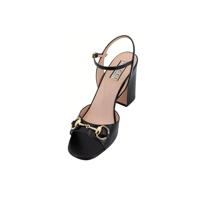GUCCI One Strap Sandals Women's Black-2