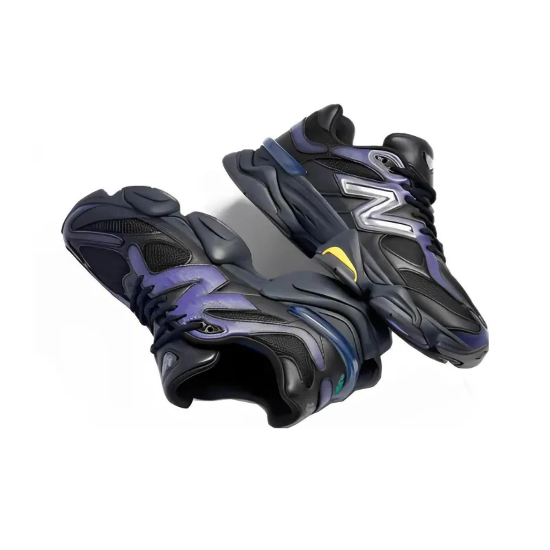 Mowalola New Balance NB 9060 Cushioned Slip Resistant Abrasion Resistant Low Top Sports Casual Shoes Unisex Purple-3