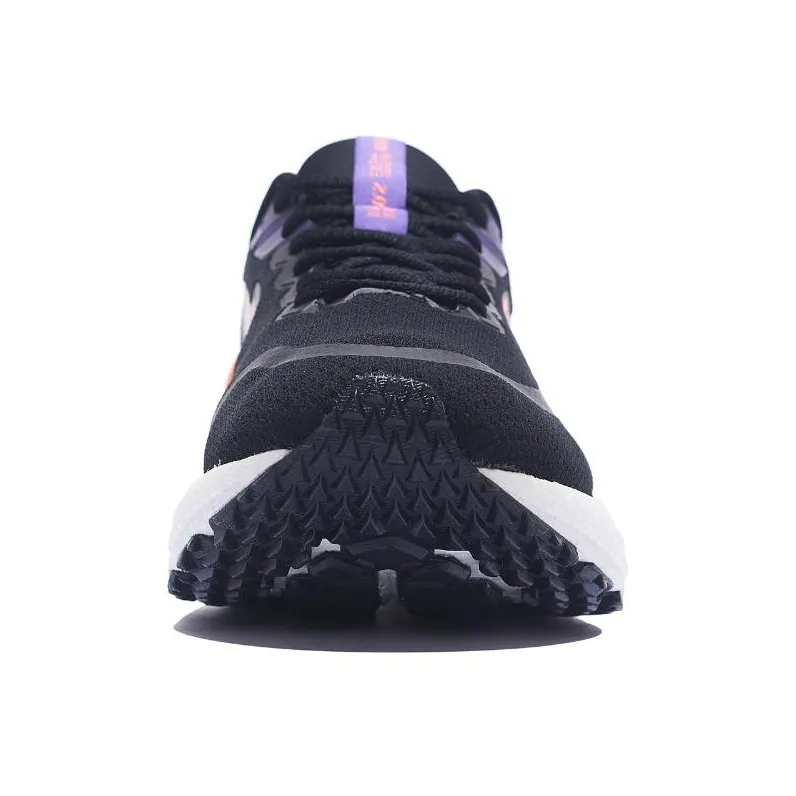 LiNing YueYing 2.0 Cushioning Rebound Reflective Low-Top Running Shoes Black Purple Orange-3