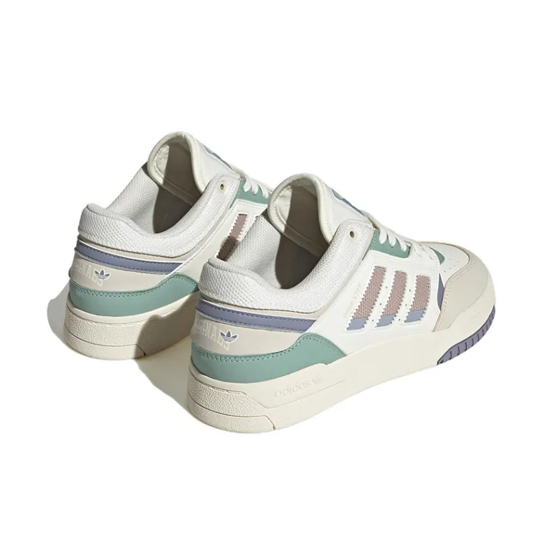 Adidas Originals Drop Step Low 'White Green Purple' Women's-3