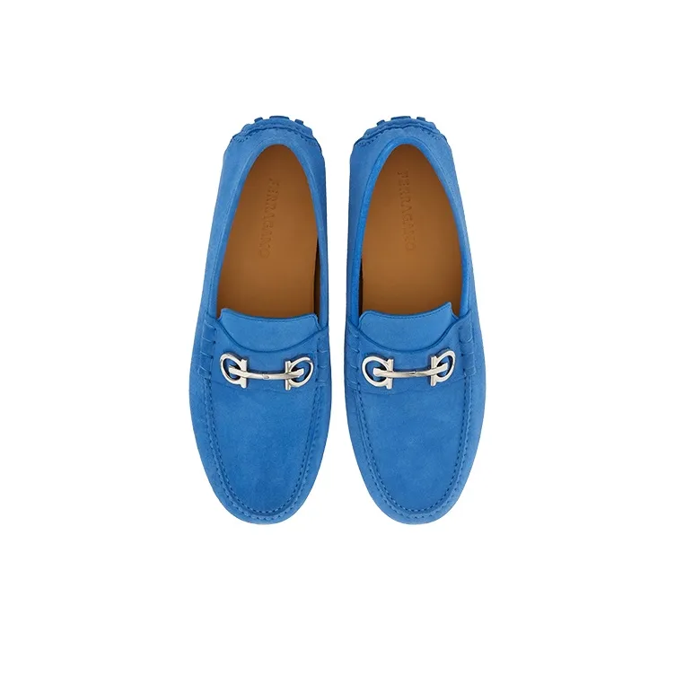 FERRAGAMO Gancini-buckle Leather Loafers-2