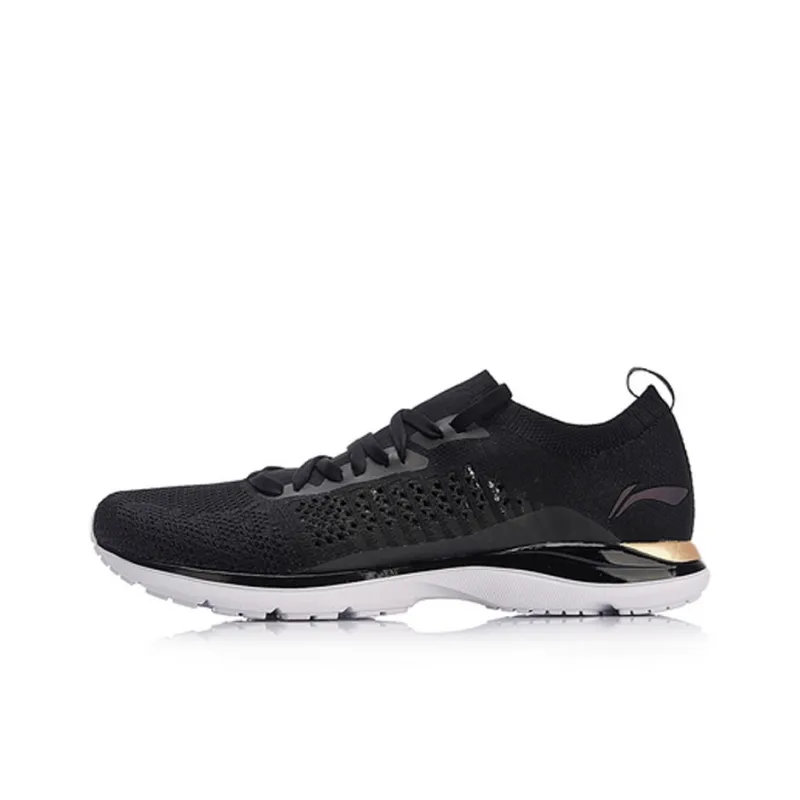 LiNing Super Light 15 Shock Absorbers Low Top Running Shoes Women's Standard Black-0