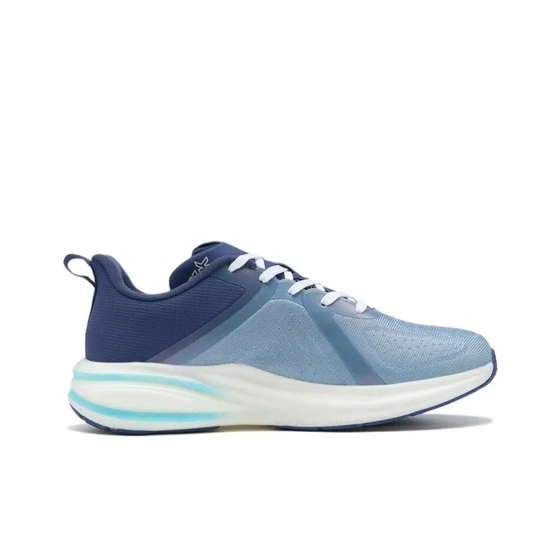 PEAK Shock Absorbing, Non Slip, Wear Resistant, Breathable And Lightweight Low Top Running Shoes Men's Blue White-1