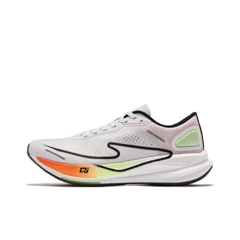 Erke Dust 2.0 Cushioning Rebound Low Top Marathon Training Long Distance Running Sprint Running Shoes Men's White Green