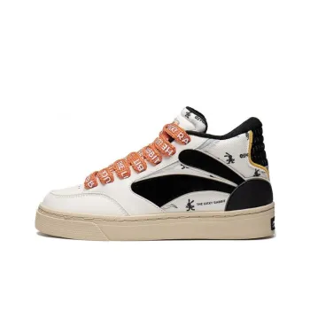 OSWALD LiNing Wei Wu 180 180 Durable Breathable Mid Top Skateboard Shoes Women's White Black