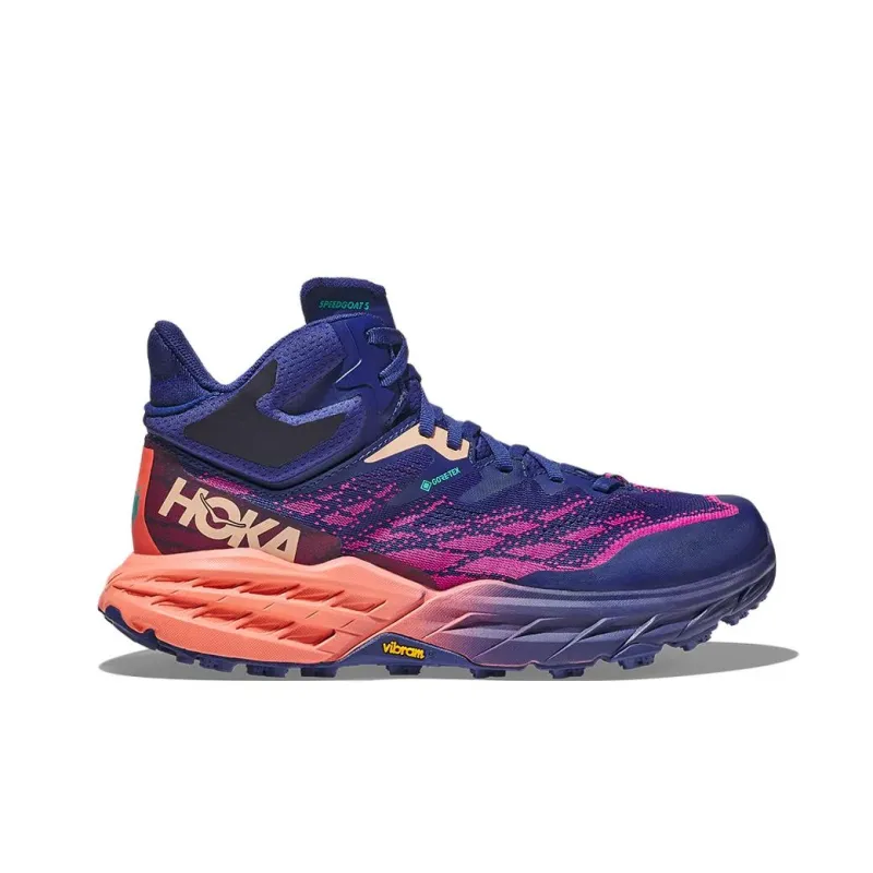 HOKA ONE ONE Speedgoat 5 Running Shoes Women's Low Top Blue-1