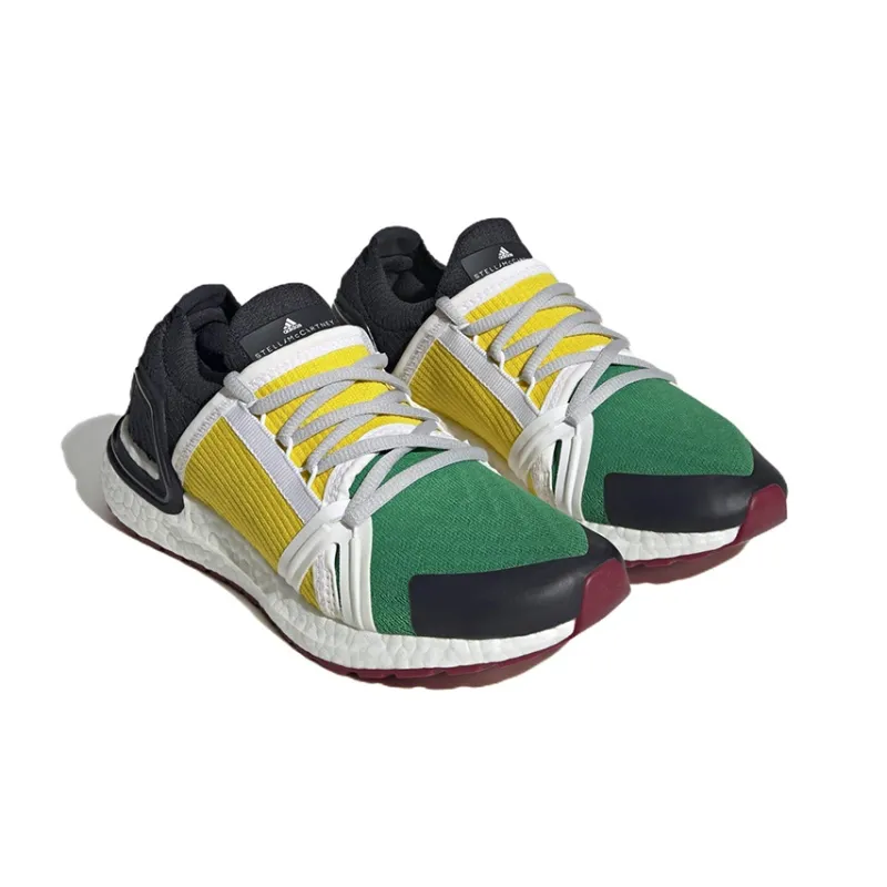 Adidas Ultra Boost 20 By Stella Mccartney Green Yellow Red Women's-2