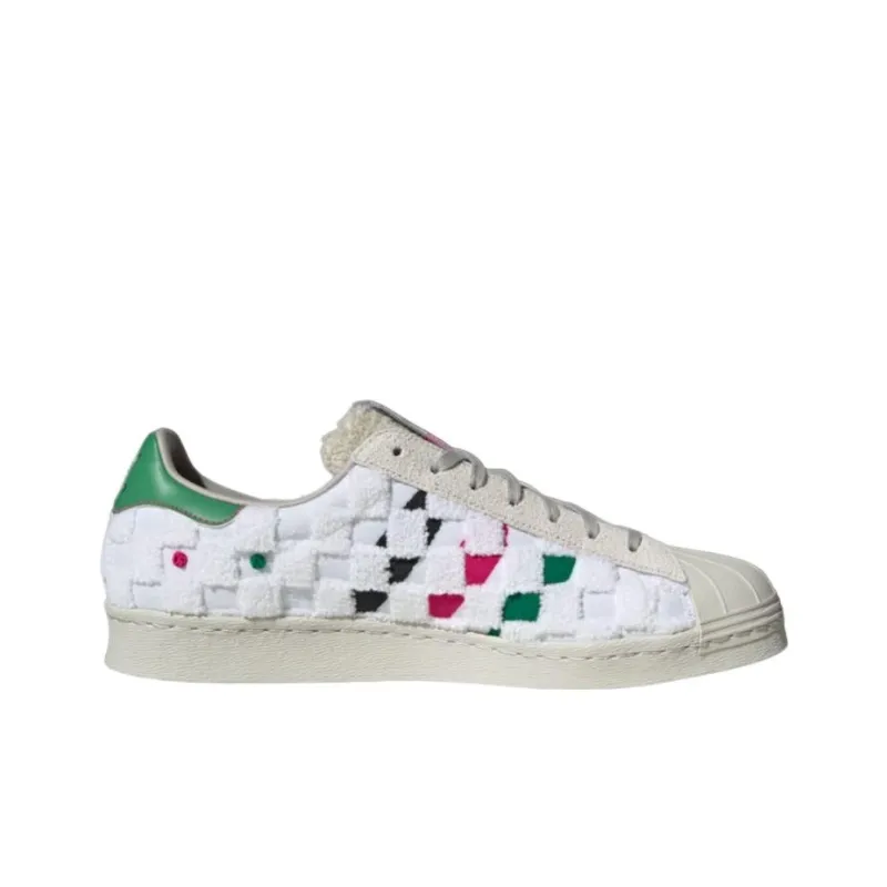 Adidas Originals Superstar 80s X Han Meilin 'White Black Green'-1