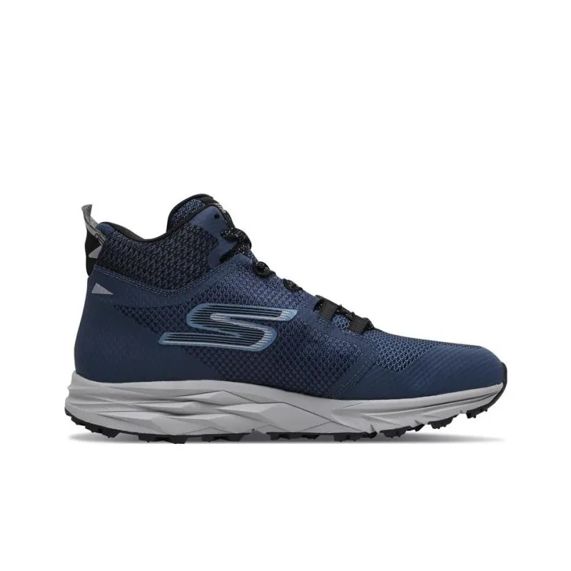 Skechers Go Trail 2 Cushioning Anti-Slip And Wear-Resistant High-Top Casual Running Shoes Men's Blue Black-1