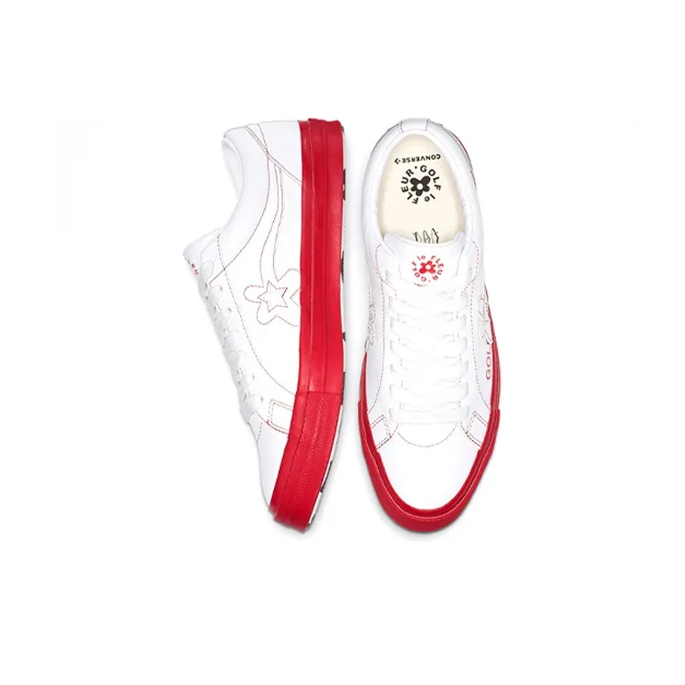 Converse One Star Ox Golf Le Fleur Color Block Pack Red-3