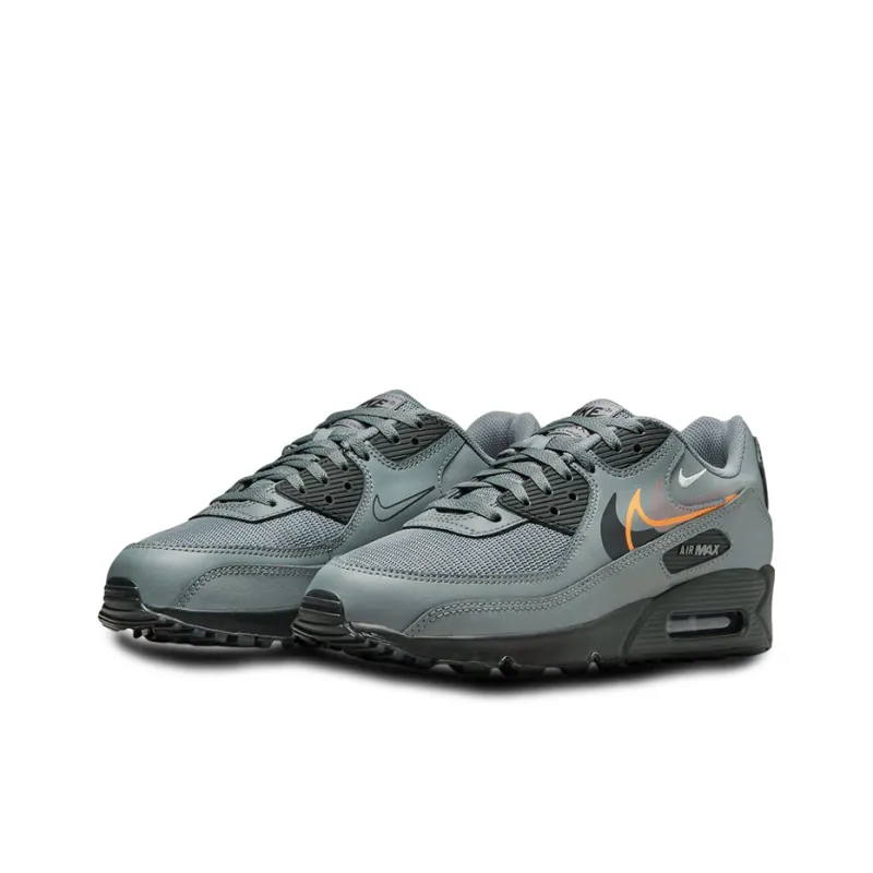 Nike Air Max 90 Multi Swoosh Smoke Grey Mandarin-2