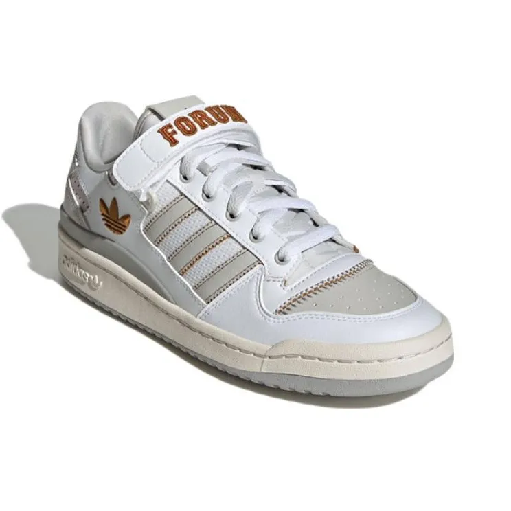 Adidas Originals Forum Low Shoes 'White Grey Red'-3