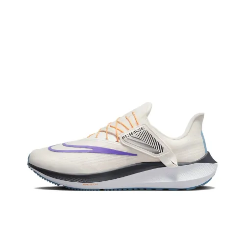 Nike Pegasus FlyEase Running Shoes Women's Low-Top Phantom/Mountain White/Azure/Psychic Purple