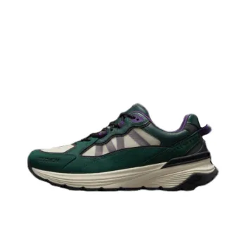 Moncler Lite Runner Anti-Slip Wear-Resistant Low-Top Casual Shoes Men's Green Beige
