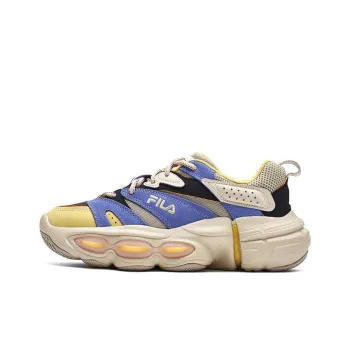 FILA Et Fashion Shoes 'Beige Bue Yellow' Women's