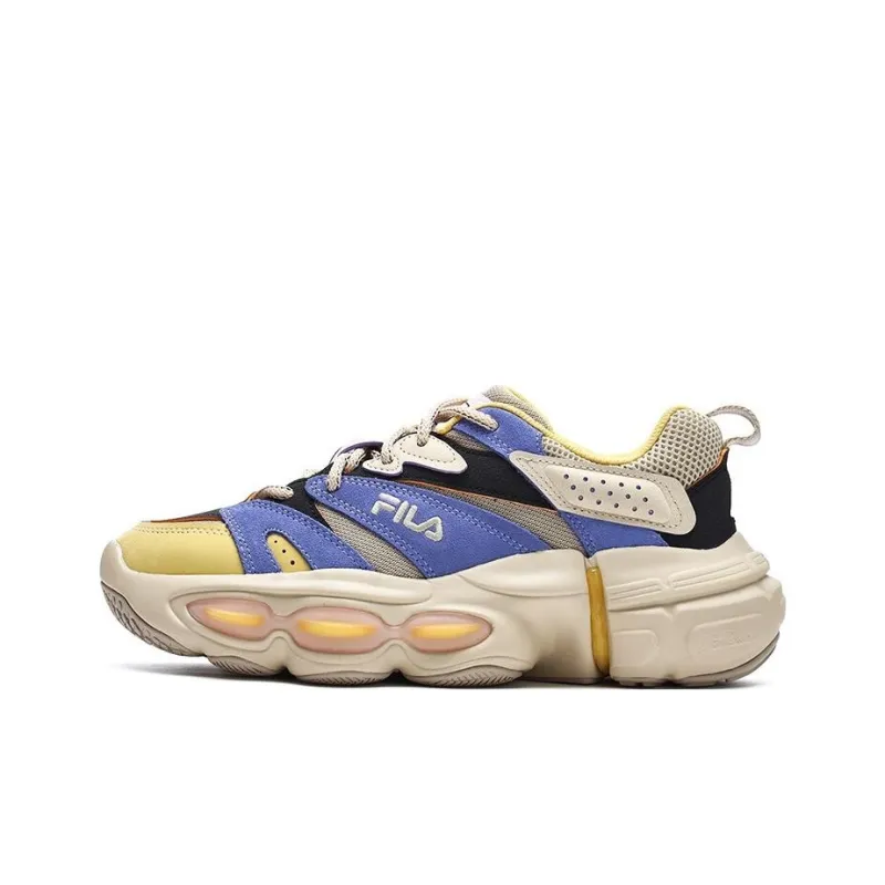 FILA Et Fashion Shoes 'Beige Bue Yellow' Women's-0
